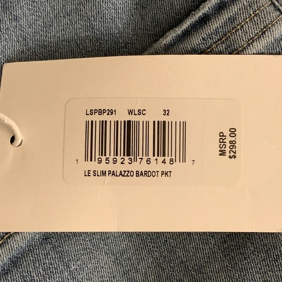 FRAME
Le Slim Palazzo
Bardot Pocket
Wide Leg Jeans - Picture 6 of 13